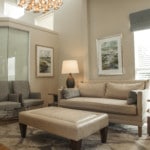 The lobby in the durham office