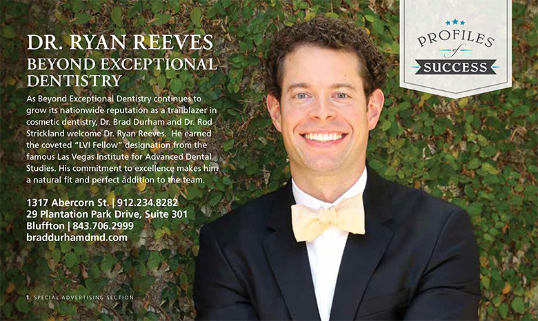 Dr. Reeves, Best Dentist in Savannah Magazine