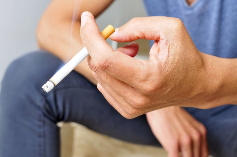 Smoking can impact dental implant healing